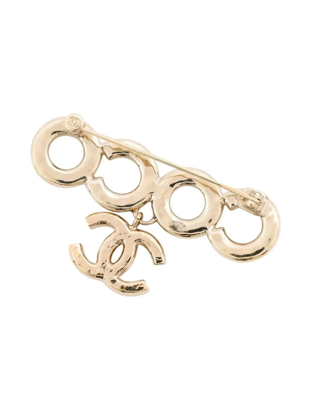Chanel Cc Logo Brooch Metal #343190C88B
